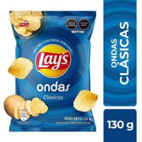 Papas Fritas LAY'S Ondas Sal Bolsa 130g