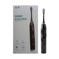 Cepillo Dental Electrico X-9 Recargable 6 Modos Negro Sonic Electric
