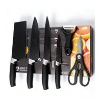 Cuchillos de Cocina con Hojas de Acero Inoxidable 6 pzas.