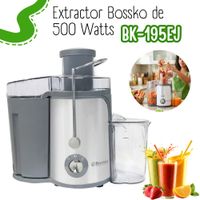 Extractor De Jugos Bossko BK-195EJ - 500 W - Plomo