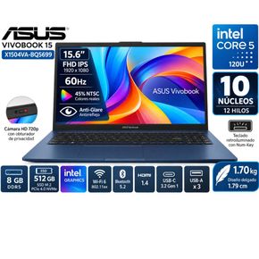Asus Vivobook 15 Core 5 8GB RAM 512GB
