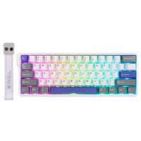 TECLADO AULA WIN60HE MAX CABLEADO GREY WHITE BLUE-MAGNETIC