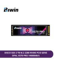DISCO SSD 2TB M.2 2280 NVME PCIE GEN5 14000MB-S BIWIN OPAL X570 PRO BX570DN02TB-RGX