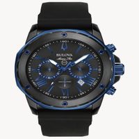 BULOVA MARINE STAR NEGRO CON AZUL 98B308