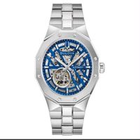 RELOJ BULOVA PRESTIGE AUTOMATICO ESQUELETON AZUL
