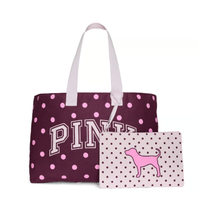 SET BOLSO Y WRISLET PINK PUNTOS