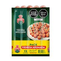 Salchicha Vienesa BRAEDT Ahumada Paquete 750g