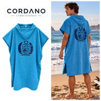 TOALLA CAMBIADOR ADULTO ML ESCUDO TURQUESA UNISEX CORDANO.