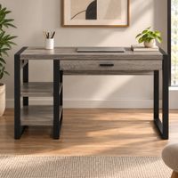 Escritorio Industrial Timothee Ventitas Home Roble Gris