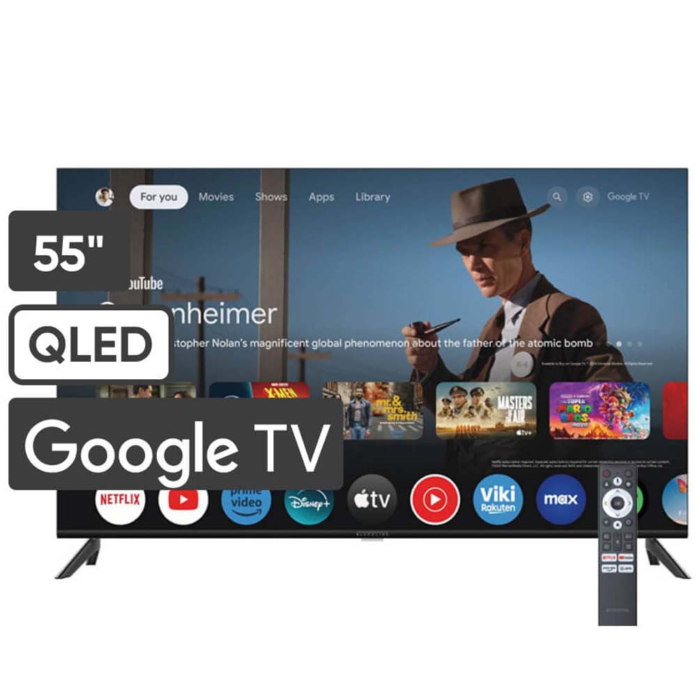 Televisor BLACKLINE QLED 55" UHD 4K Smart TV T6210QD