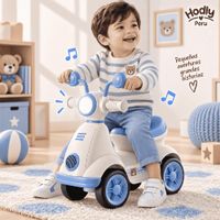 Correpasillos para Bebé Musical azul con Luces para Niños de 1 a 3 Años