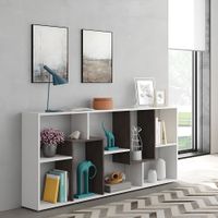 Estante Librero Abierto Franki Horizontal Alto 80 cm RyR MUEBLES