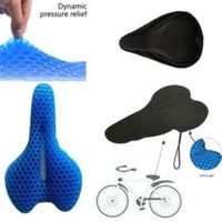 Cojín de asiento de bicicleta funda acolchada de gel