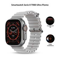 Smartwatch T900 Ultra con Pantalla OLED Plomo