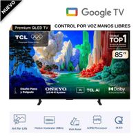 TELEVISOR TCL QLED PREMIUM 85' UHD 4K SMART TV 85A400 144HZ GOOGLE TV - 2026