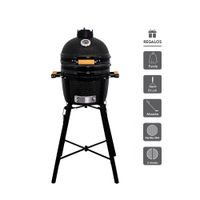 Kamado Granada 15 Negro con divide and conquer más 4 accesorios - Grillcorp