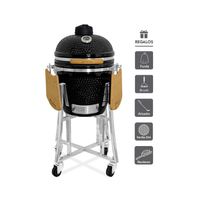 Kamado Granada 18 Negro más 4 accesorios
