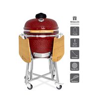 Kamado Granada 20 Rojo más 4 accesorios