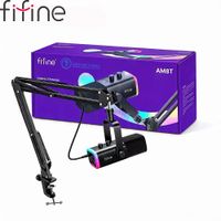 Micrófono Fifine AM8T Black con Brazo