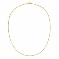 Collar Elegancia Clásica de acero enchapado en oro de 18k