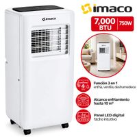 Aire acondicionado portátil 7000 BTU AC7007 Imaco
