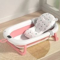 Bañera Clasica con Cojin y Termometro color Rosado