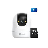Cámara de Seguridad Ezviz C6N G1 2K 3MP + Micro SD 64GB Wifi Movimiento 350° Uso Interior