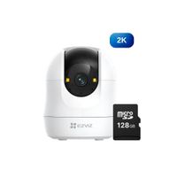 Cámara de Seguridad Ezviz C6N G1 2K 3MP + Micro SD 128GB Wifi Movimiento 350° Uso Interior