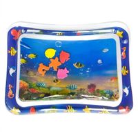 Alfombra de Agua Inflable Sensorial de Pecesitos para Bebés 69 x 50 x 8 cm