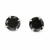 Aretes Punto de Luz con Cristales de Colores - Plata 950