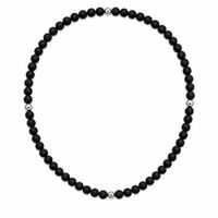 Collar Ónix Essence de plata