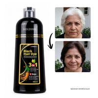 Shampoo Tinte 3 en 1 para Cabello 500 ml - Color Marrón Oscuro