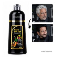 Shampoo Tinte 3 en 1 para Cabello 500 ml - Color Negro