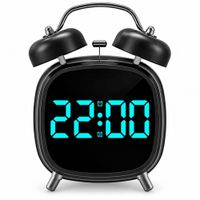 Reloj Despertador Digital LED - C  11x17 cm con Alarma