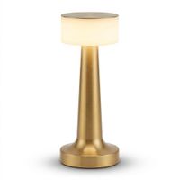 Lámpara De Mesa Liora 5W 3 Tonos de Luz  Dimable Dorado Innálambrico Cemlighing