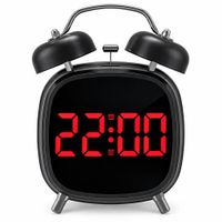 Reloj Despertador Digital LED  11x17 cm con Alarma