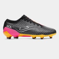 Zapatillas Futbol Gol 2601 FG Negro Naranja Fucsia