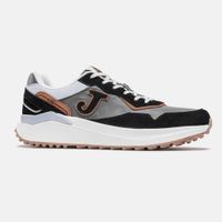 Zapatillas Casuales C.618 Men 2601Negro Gris Naranja