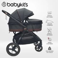 Coche Cuna Moises Neo Gris