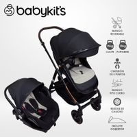 Coche Cuna Vox TS Gold con Portabebé y base de auto Beige