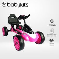 Go Kart a Pedal Corsa Rosado