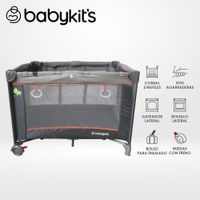 Cuna Corral Relax Baby Kits Gris
