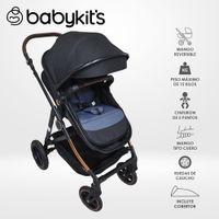 Coche Cuna Moises Vox T Gold Baby Kits Azul