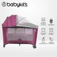 Cuna Corral Roma Baby Kits Rosado