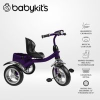 Triciclo Super Morado Baby Kits