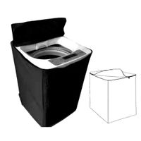 Funda Impermeable Gruesa Para Lavadora 16-22Kg Negro