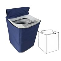 Funda Impermeable Gruesa Para Lavadora 16-22 Kg Azul