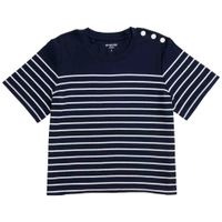 Polo Manga Corta Rayas Botones Mujer SINGULAR