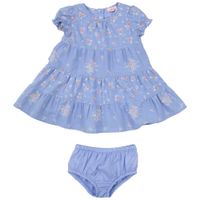 Vestido Manga Corta Fiesta Bebé Niña BABY EUREKA