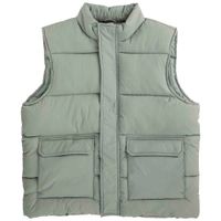 Chaleco Nylon con Capucha Cuadro Hombre SINGULAR